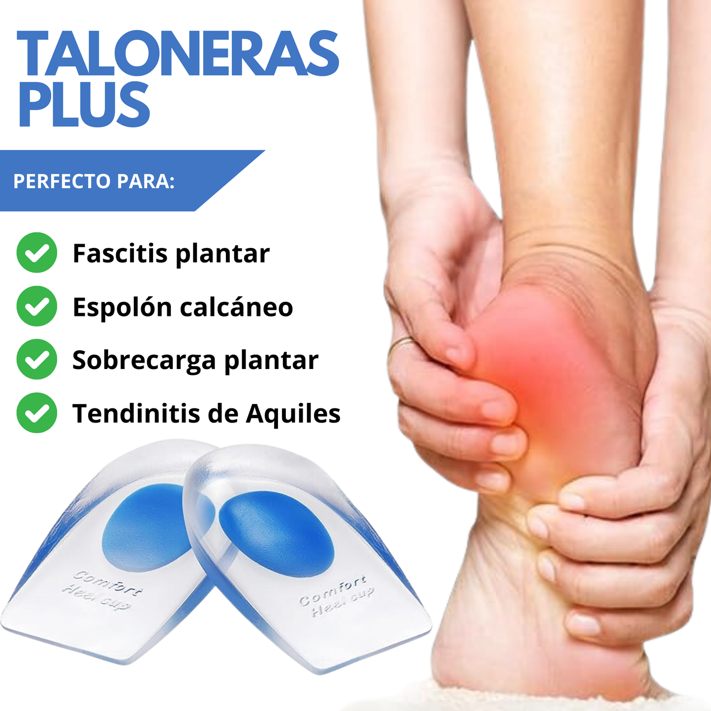 Talonera Plus® - Alivian y combaten el dolor